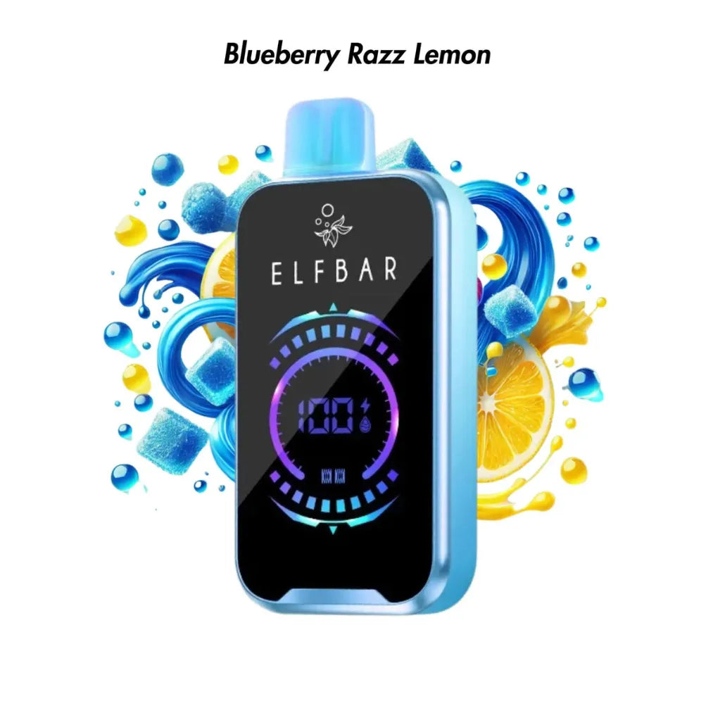 Blueberry Razz Lemon - Elf Bar FS 18000 Puffs Disposable Vape 50mg in Dubai, UAE 