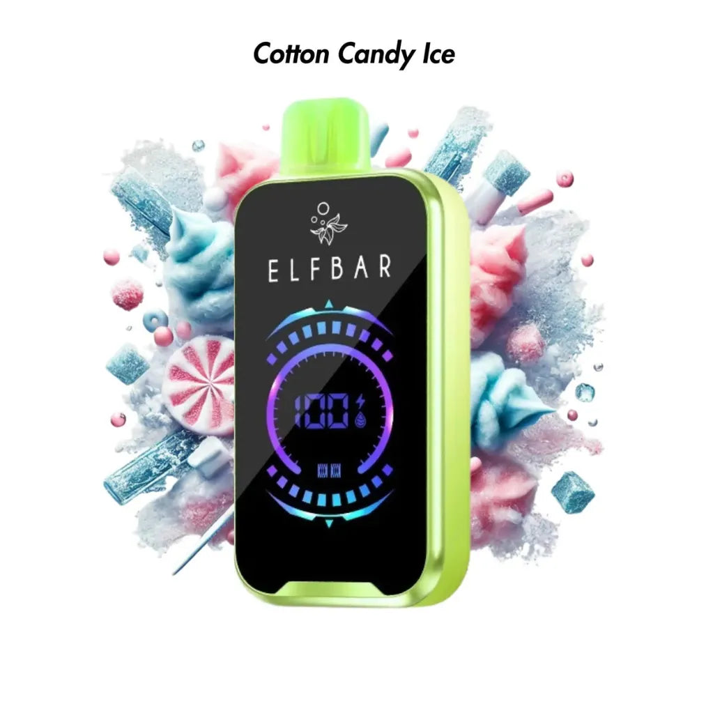 Cotton Candy Ice - Elf Bar FS 18000 Puffs Disposable Vape 50mg in Dubai, UAE 