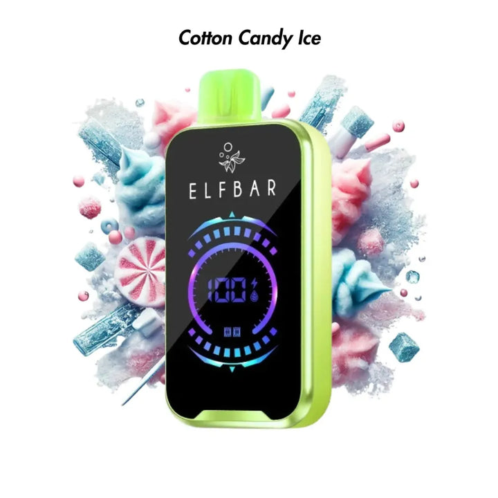 Cotton Candy Ice - Elf Bar FS 18000 Puffs Disposable Vape 50mg in Dubai, UAE 