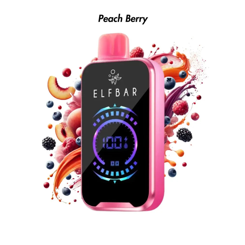  Peach Berry - Elf Bar FS 18000 Puffs Disposable Vape 50mg in Dubai, UAE 
