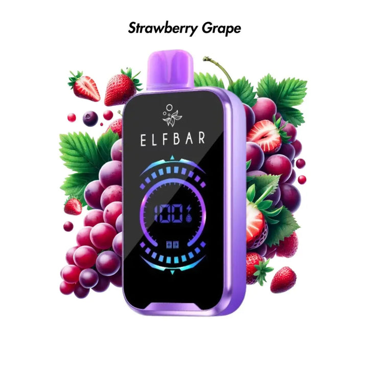 Strawberry Grape  - Elf Bar FS 18000 Puffs Disposable Vape 50mg in Dubai, UAE 