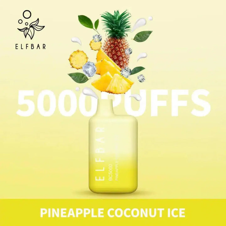 Elf_Bar_5000_Puffs_-_Pineapple_Coconut_Ice