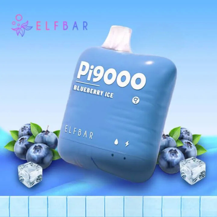 Elf Bar Pi9000 Puffs Disposable Vape- Blueberry Ice