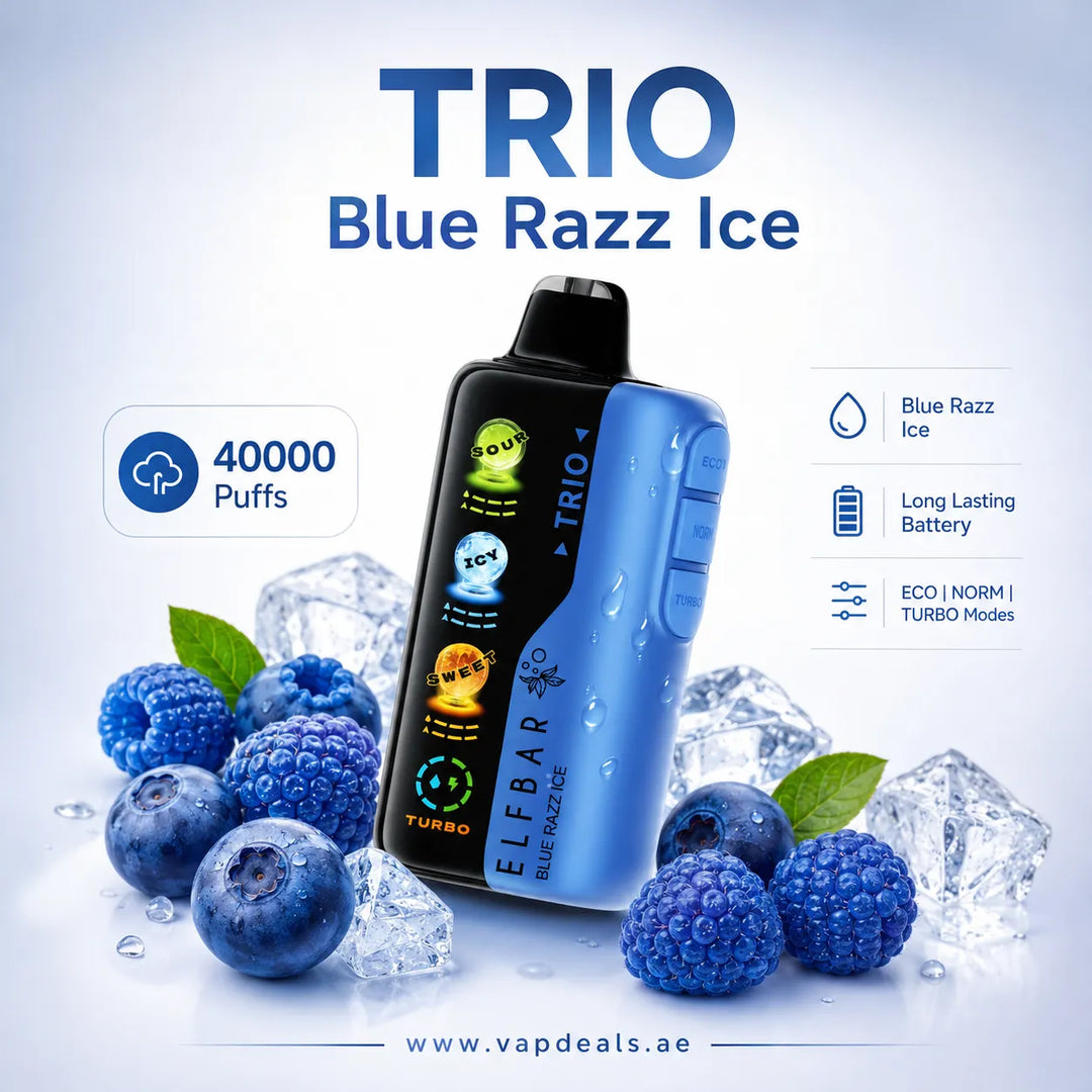Elf Bar Trio blue razz ice 