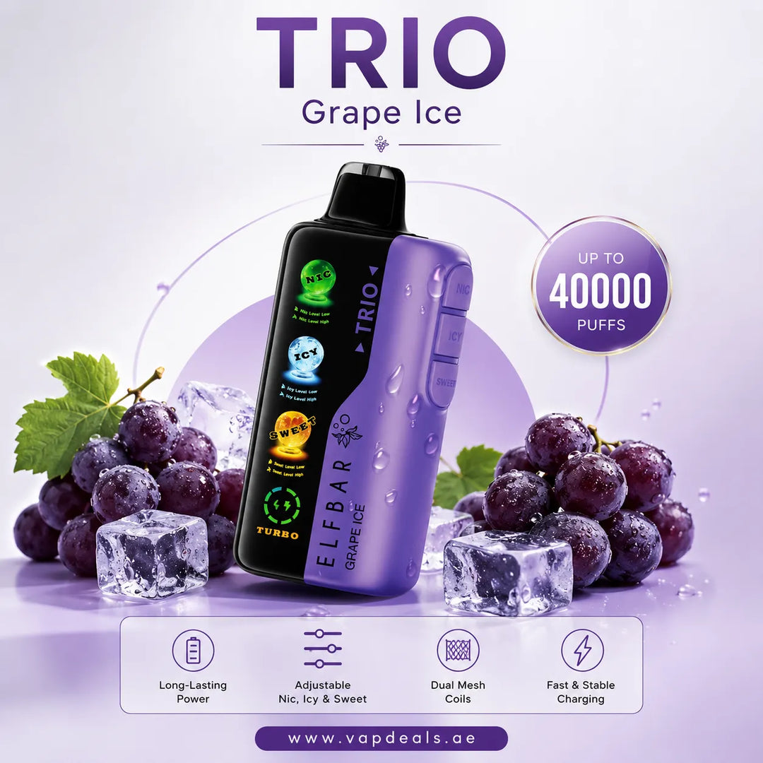 Elf Bar Trio grape ice 