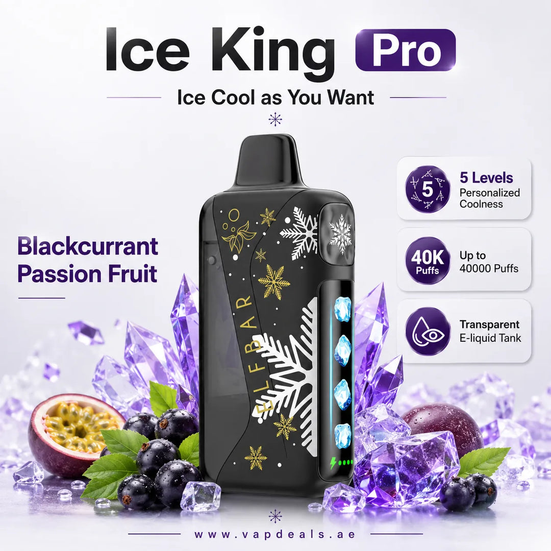 Elfbar Ice King blackcurrant passion fruit
