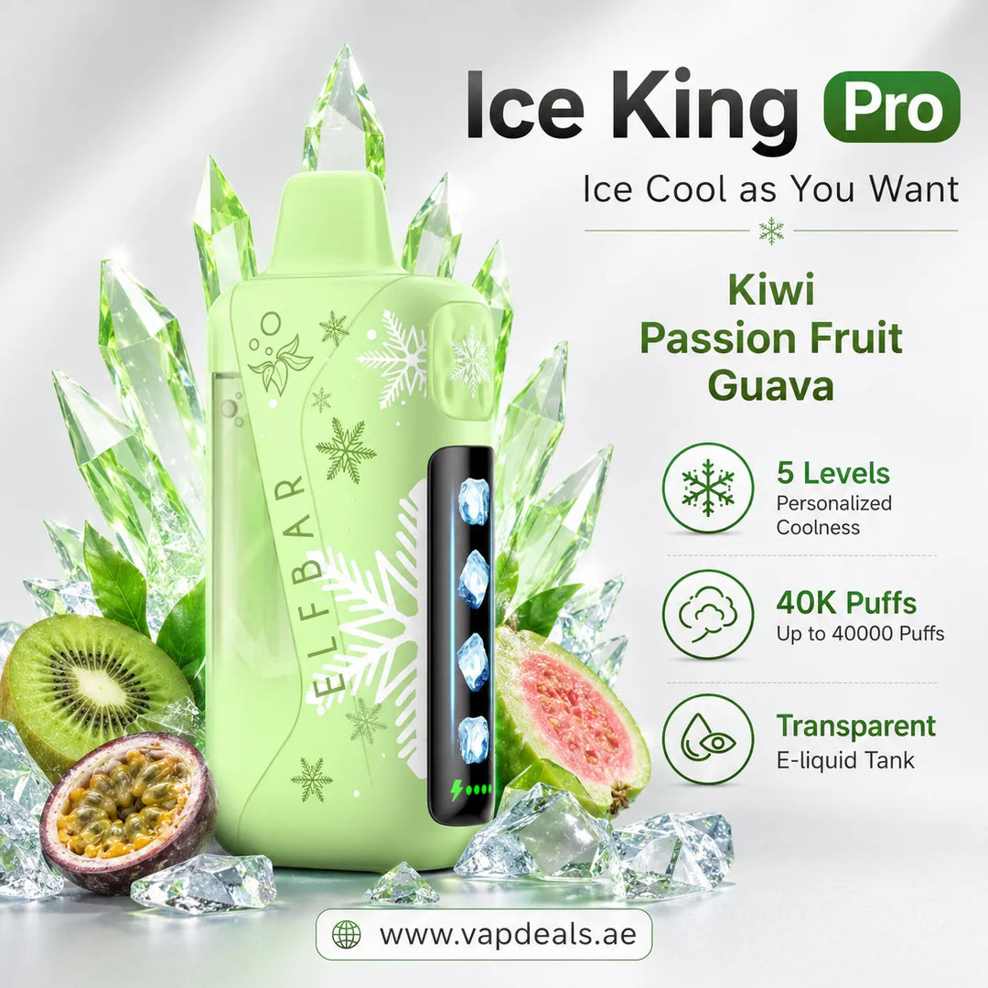 Elfbar Ice King kiwi passion guava 