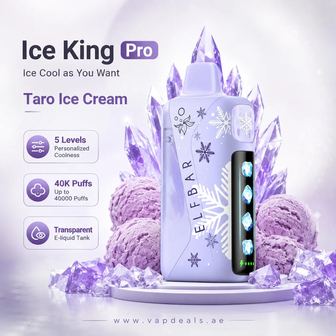 Elfbar Ice King taro ice cream 