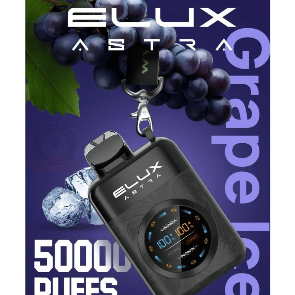 Elux Astra 50000 Puffs Disposable Vape-  Grape ICE