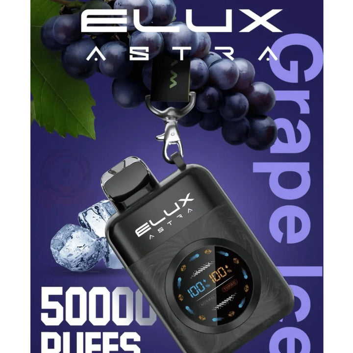 Elux Astra 50000 Puffs Disposable Vape-  Grape ICE