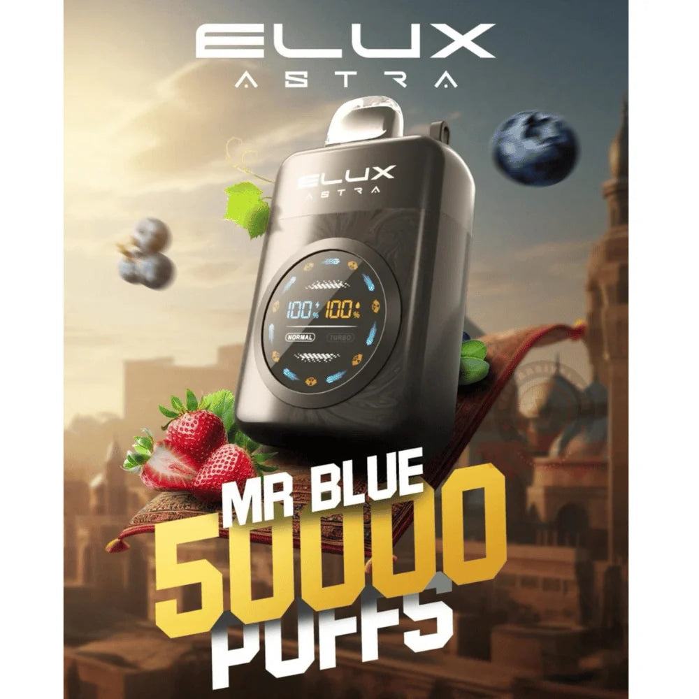 Elux Astra 50000 Puffs Disposable Vape-  Mr Blue