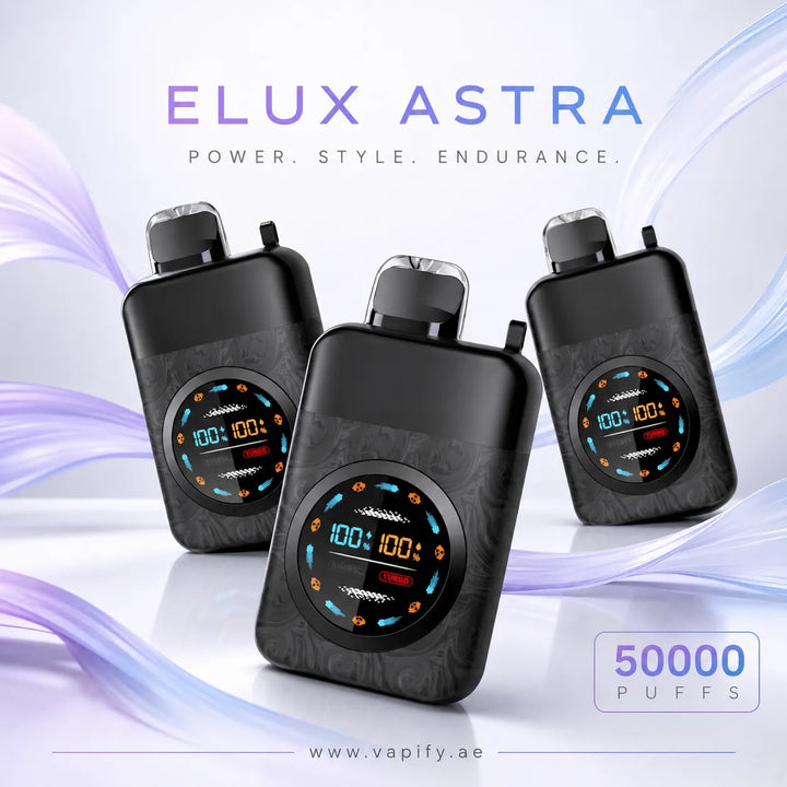 Elux Astra 50000 Puffs Disposable Vape 50MG in the UAE