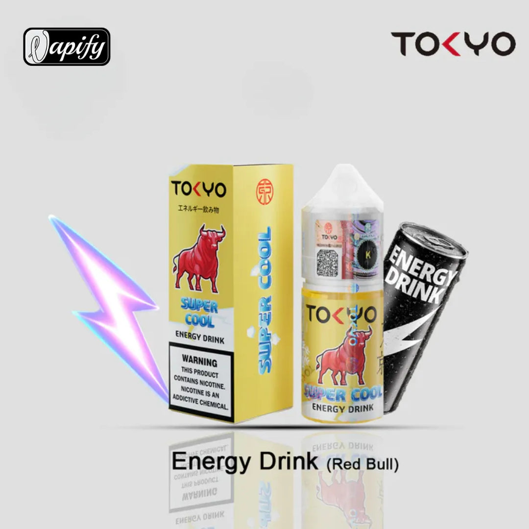 Energy Drink RED Bull -Tokyo Super Cool Saltnic 30ml E-liquid 30mg & 50mg in Dubai, UAE