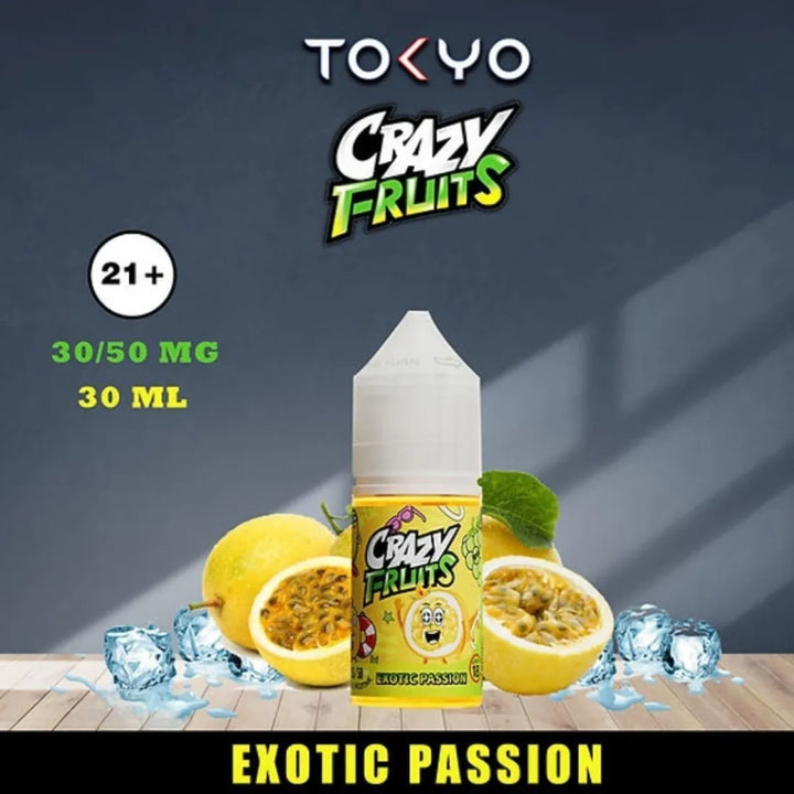 Exotic Passion- Tokyo Crazy Fruits Salt Nicotine 30ml E-liquid in Dubai, UAE