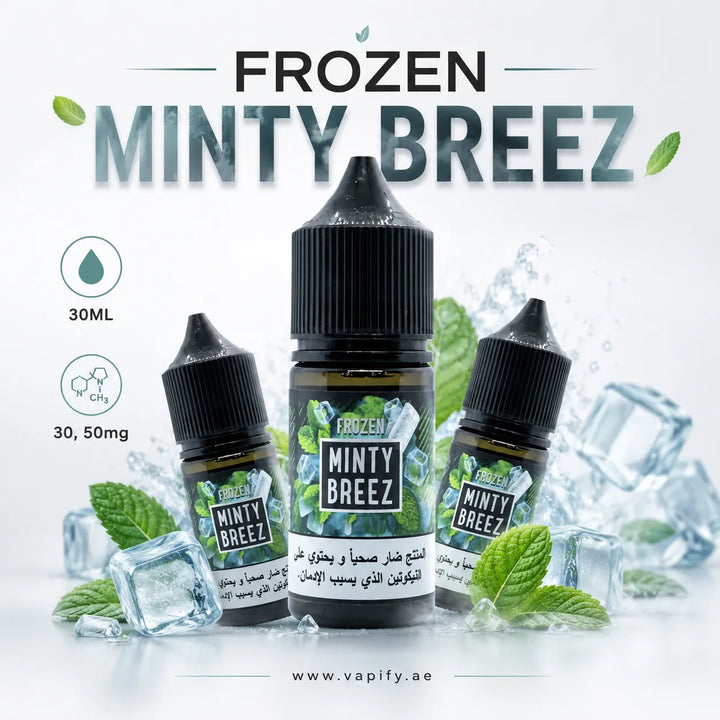 FROZEN MINTY BREEZ SALT NIC - SAMS VAPES