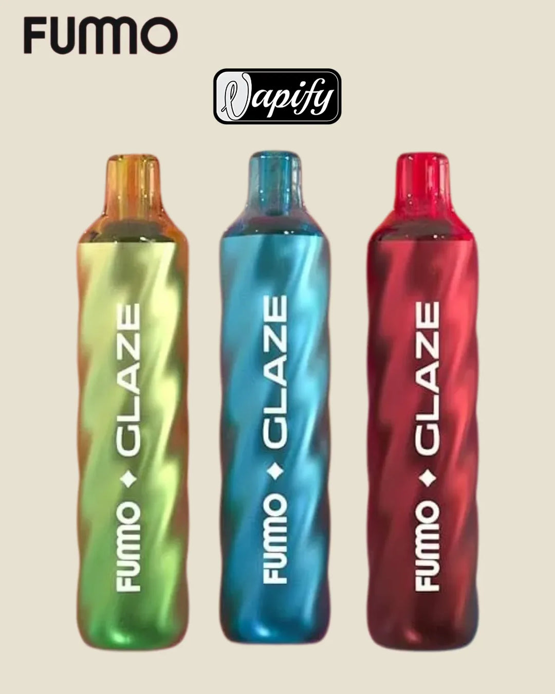 FUMMO Glaze 4500 Puffs Disposable Vape 20mg Nicotine in Dubai, UAE