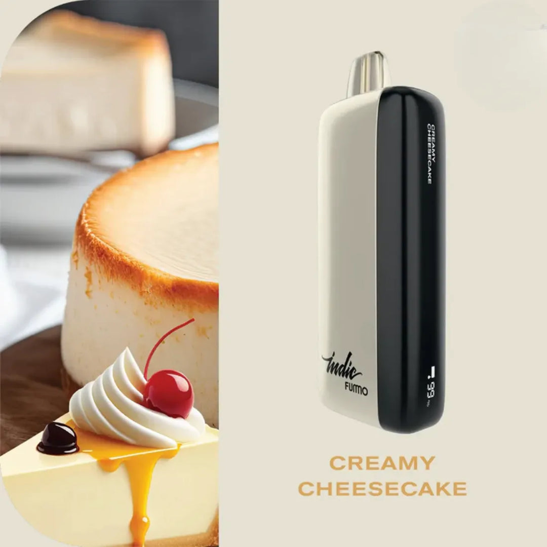 FUMMO Indic 12000 Puffs Creamy Cheesecake Disposable Vape 20mg in Dubai, UAE