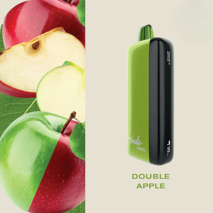 FUMMO Indic 12000 Puffs Double Apple Disposable Vape 20mg in Dubai, UAE