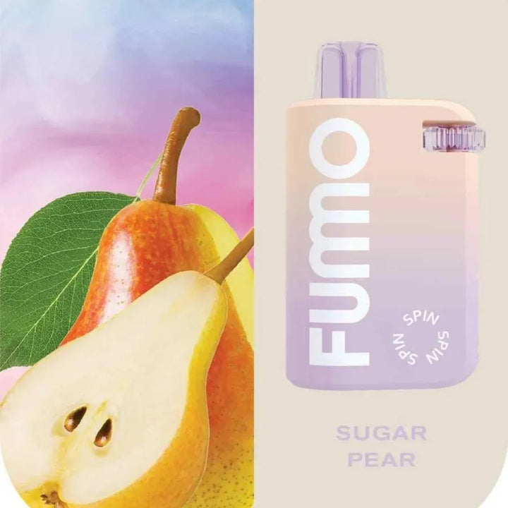 Sugar Pear - Fummo Spin 10000 Puffs Disposable Vape 20mg in Dubai, UAE