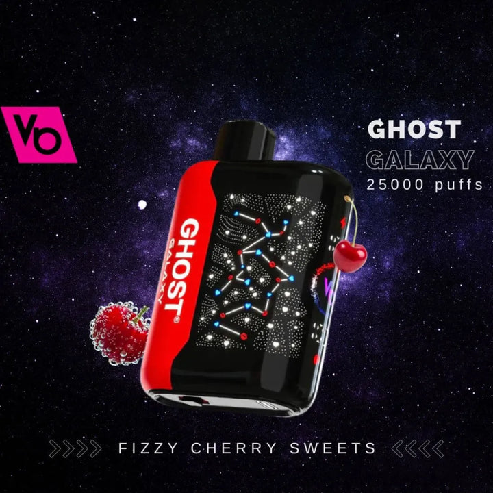 Fizzy Cherry Sweets  - Vapes Bar Ghost Galaxy 25000 Puffs 20mg Disposable vape in Dubai, UAE