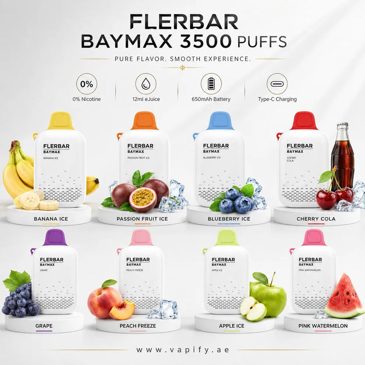 Flerbar Baymax Zero Nicotine