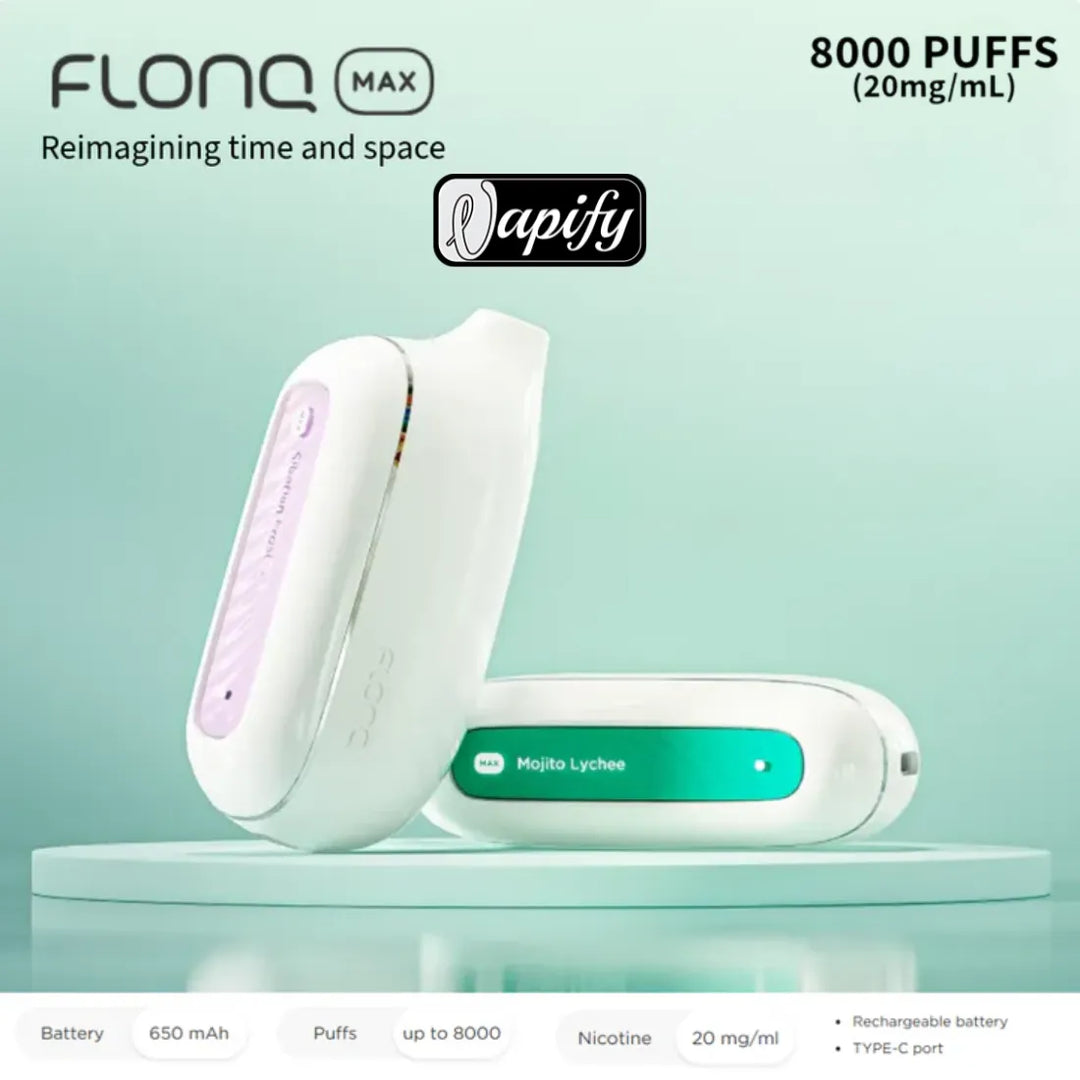  Flonq Max S 8000 Puffs Disposable Vape 20mg Nicotine in Dubai, UAE