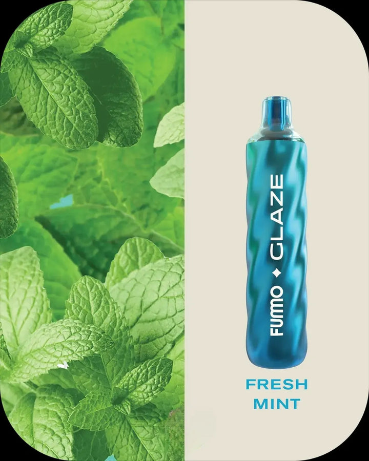 Fresh Mint -FUMMO Glaze 4500 Puffs Disposable Vape 20mg Nicotine in Dubai, UAE