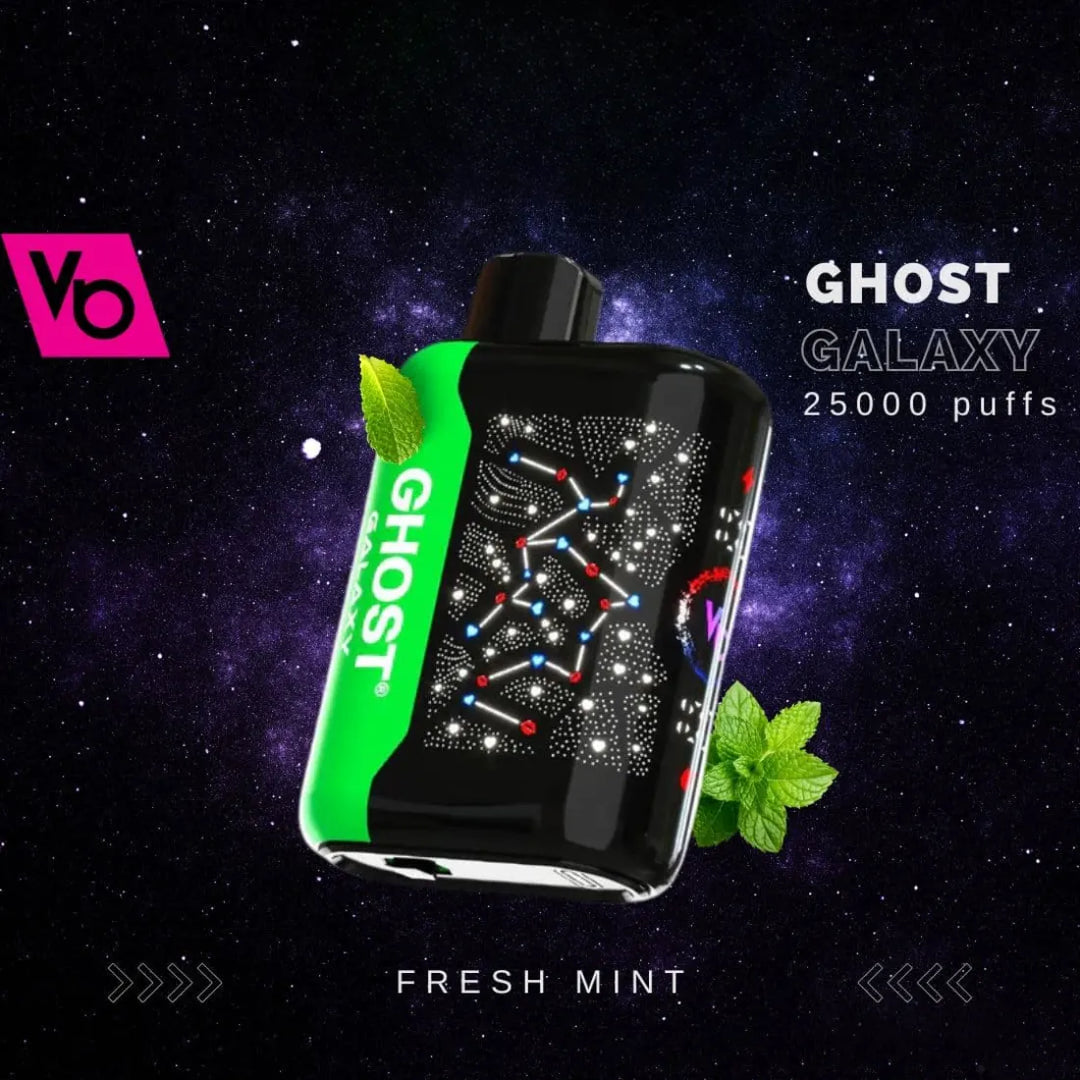 Fresh Mint  - Vapes Bar Ghost Galaxy 25000 Puffs 20mg Disposable vape in Dubai, UAE