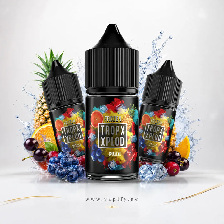 Frozen Tropx Xplod Saltnic by Sam Vapes