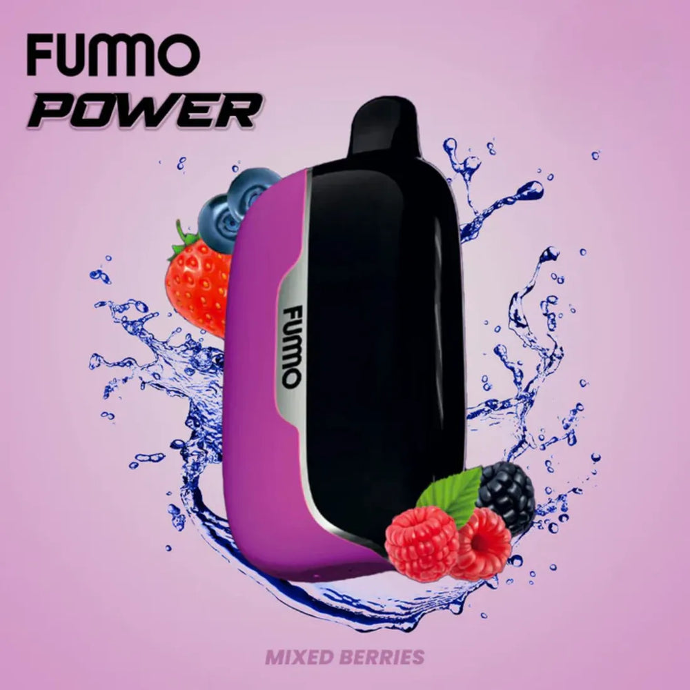Fummo Power 15000 Puffs Disposable Vape 20mg Mixed Berries - in Dubai, UAE
