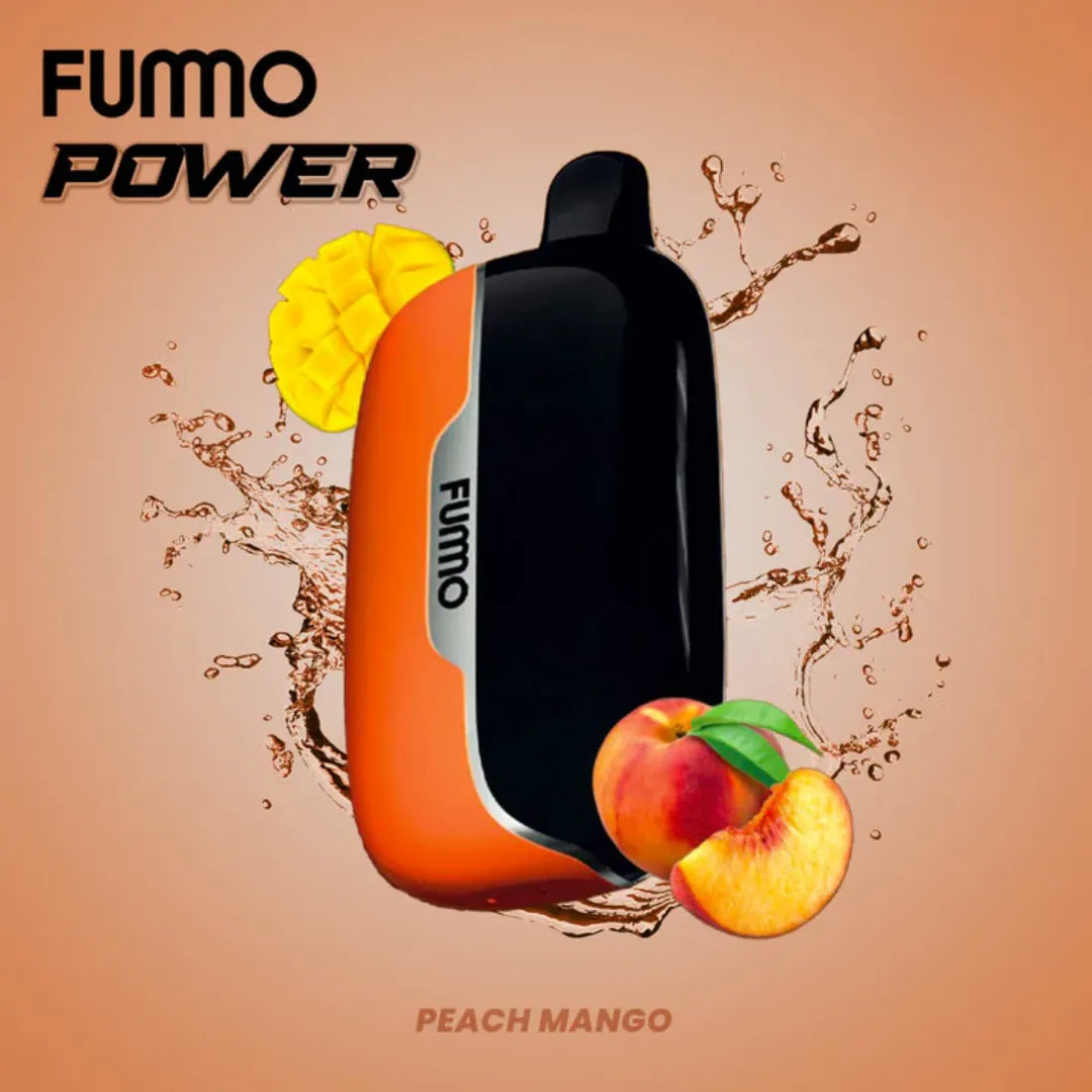 Fummo Power 15000 Puffs Disposable Vape 20mg Peach Mango - in Dubai, UAE