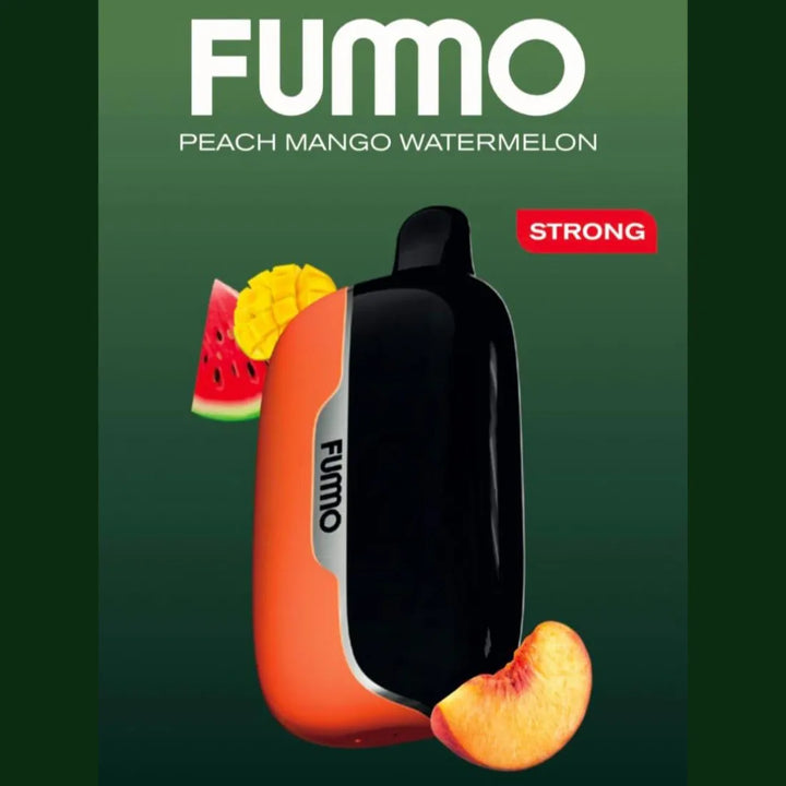 Fummo Power 15000 Puffs Disposable Vape 20mg Peach Mango Watermelon - in Dubai, UAE
