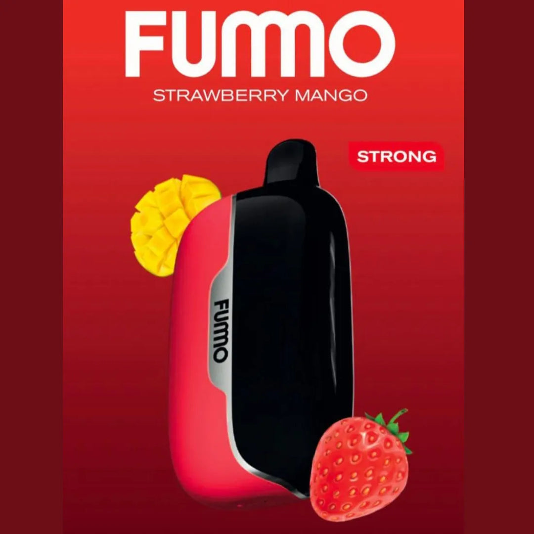 Fummo Power 15000 Puffs Disposable Vape 20mg Strawberry Mango - in Dubai, UAE