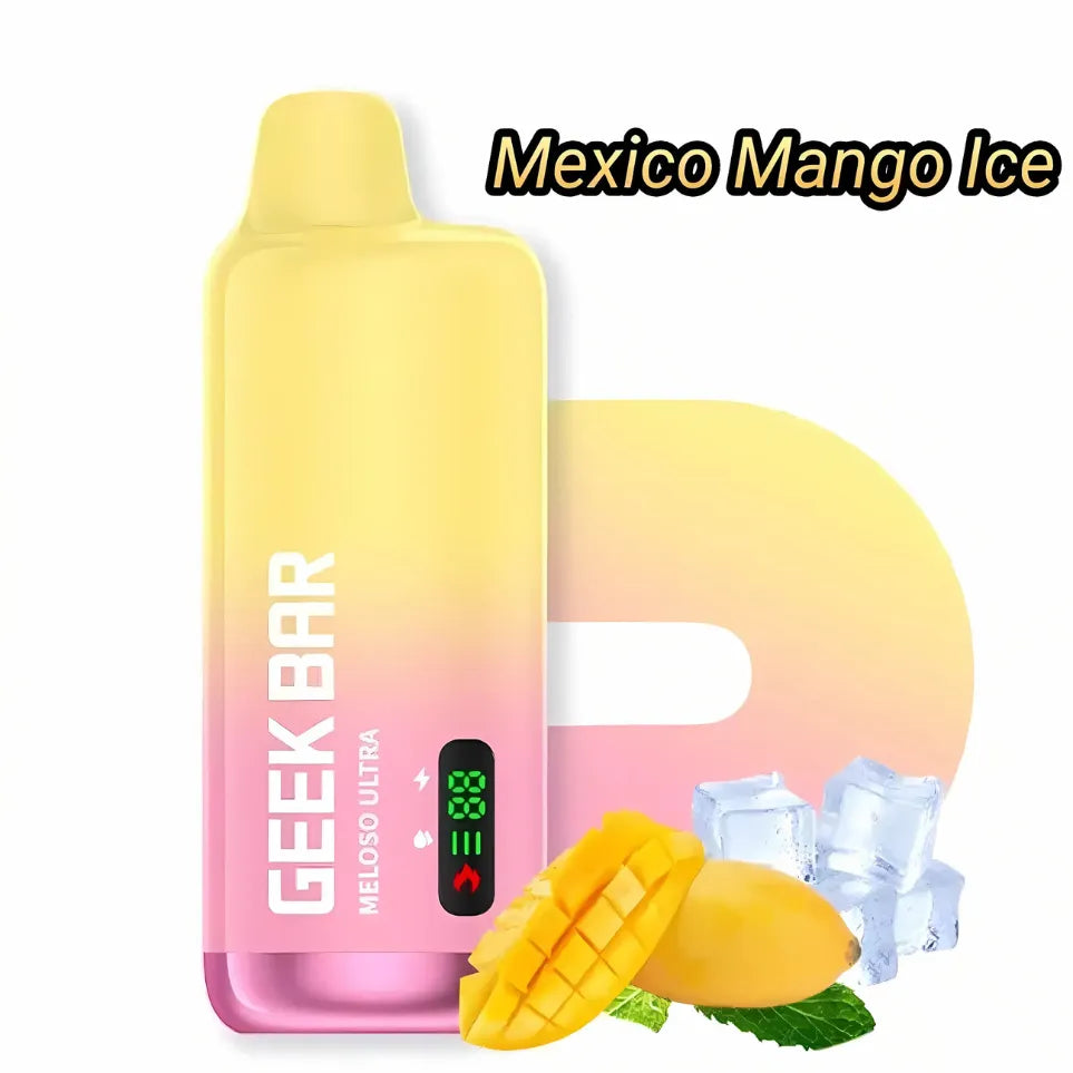 Mexico Mango Ice  - GEEK BAR Meloso Ultra 10000 Puffs Disposable Vape 50mg Nicotine in UAE