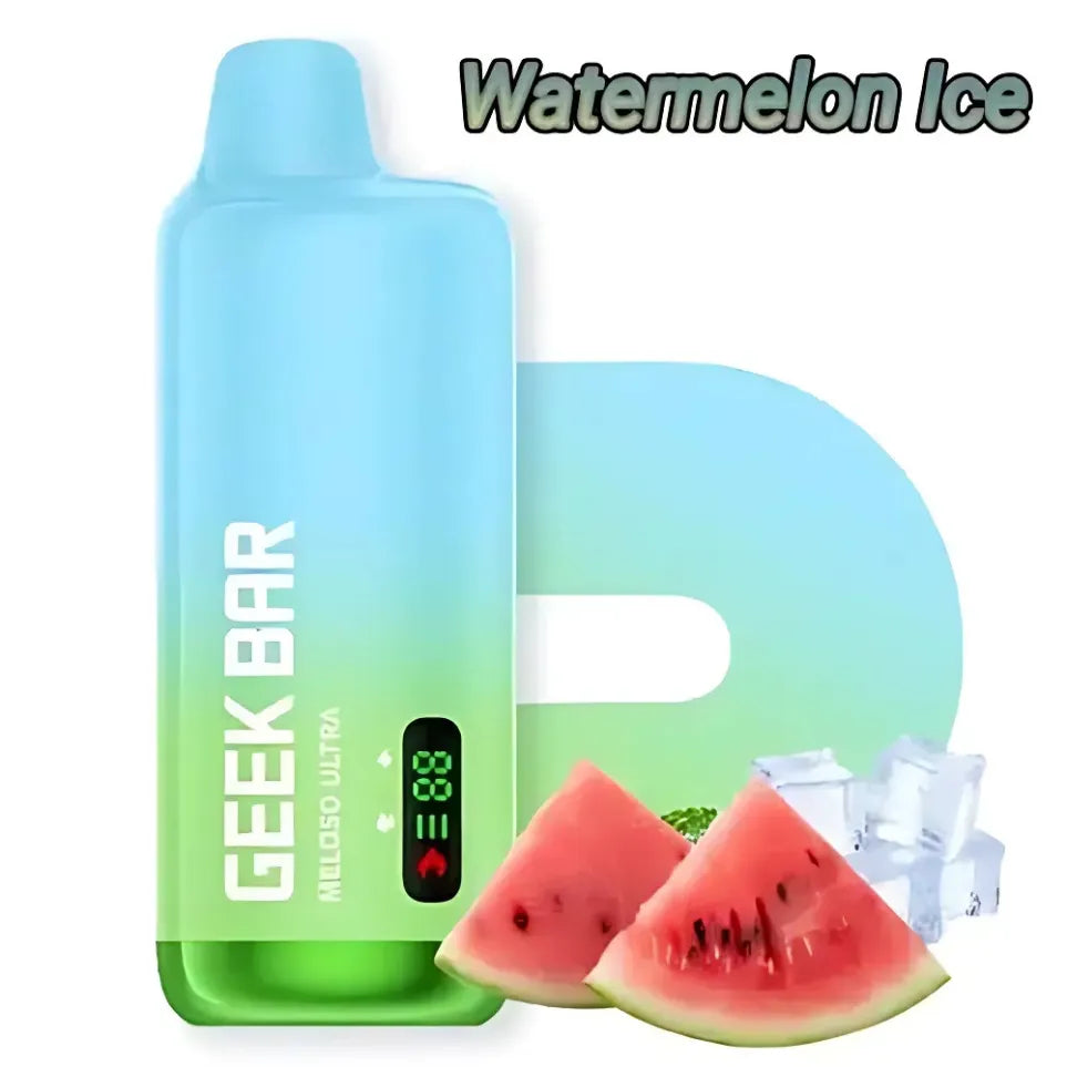 Watermelon Ice  - GEEK BAR Meloso Ultra 10000 Puffs Disposable Vape 50mg Nicotine in UAE