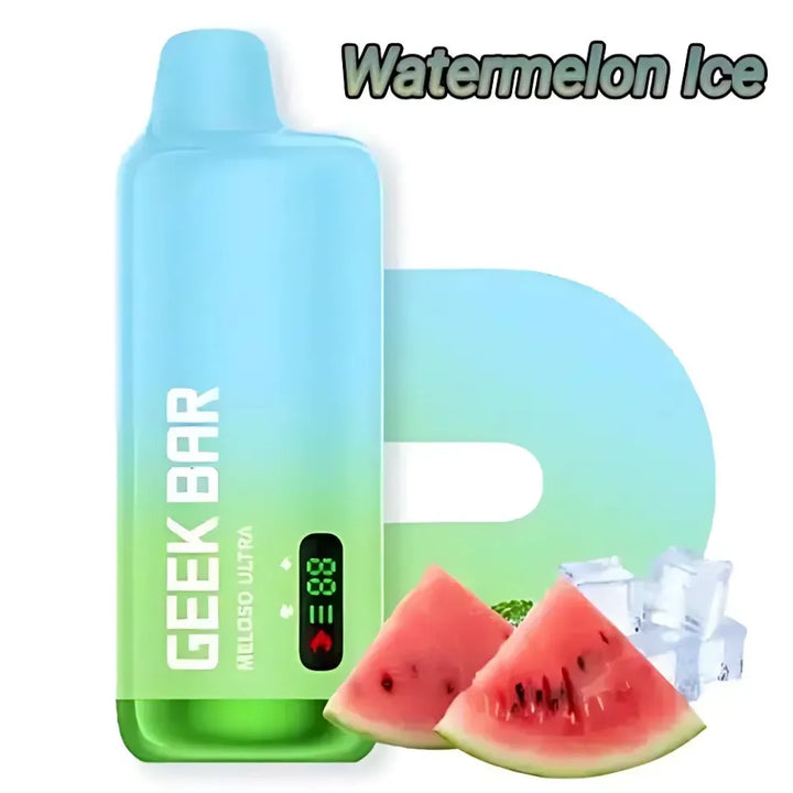 Watermelon Ice  - GEEK BAR Meloso Ultra 10000 Puffs Disposable Vape 50mg Nicotine in UAE