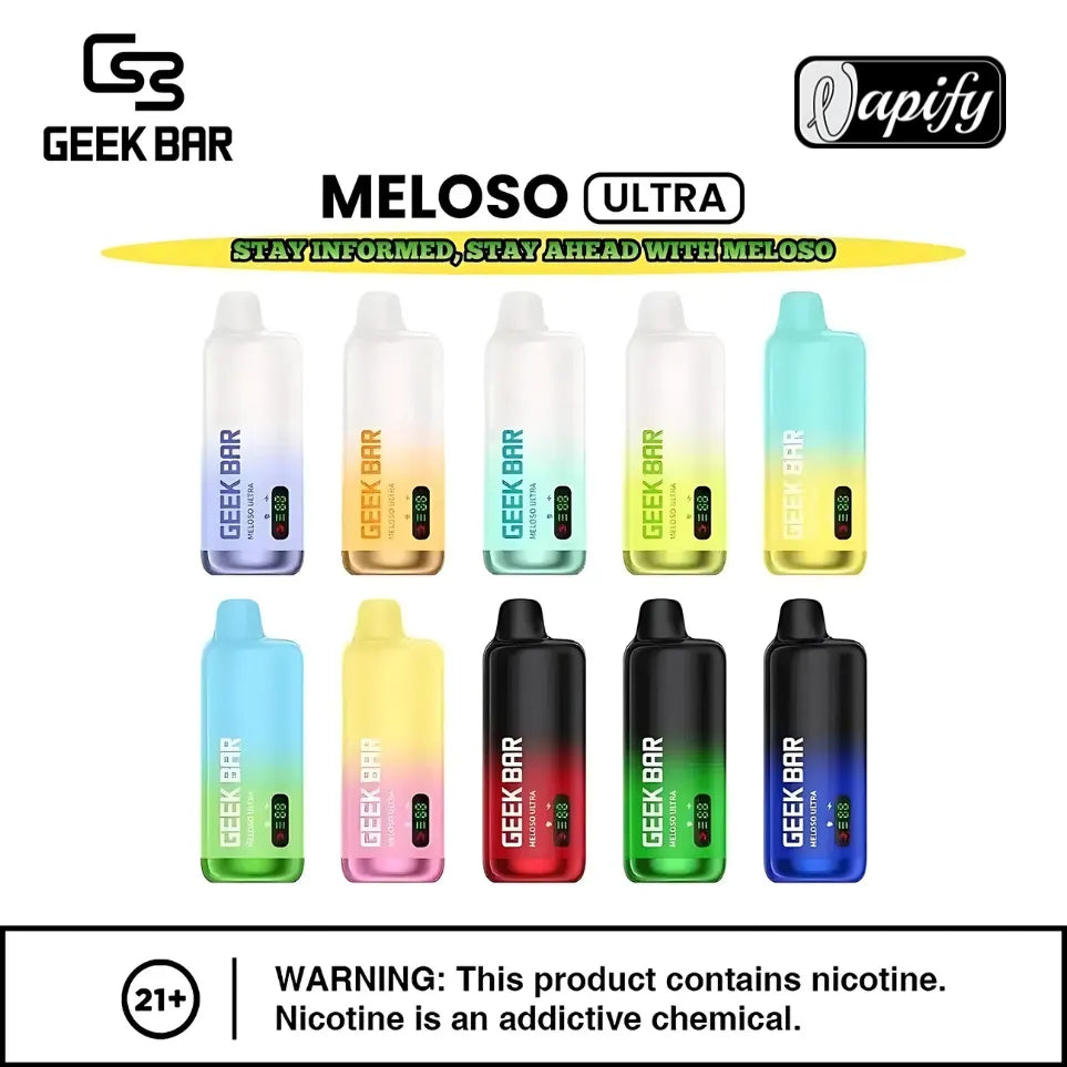 Best  - GEEK BAR Meloso Ultra 10000 Puffs Disposable Vape 50mg Nicotine in UAE