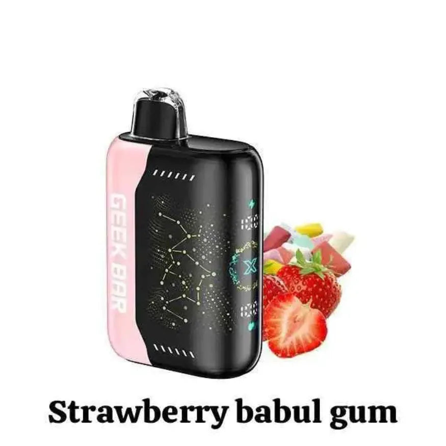 GEEK BAR PULSE 25000 Puffs - Strawberry Babul Gum