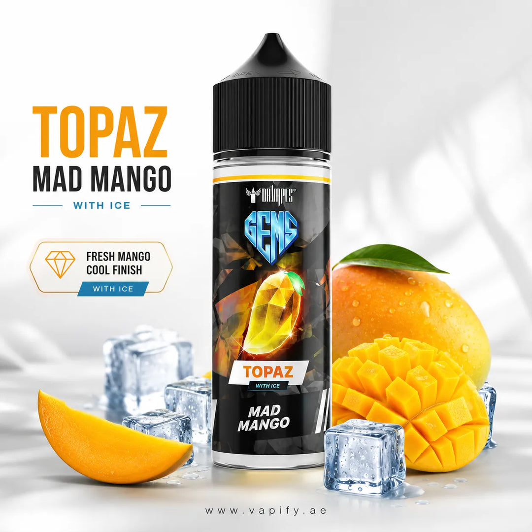 GEMS TOPAZ MAD MANGO - E Liquid by Dr Vapes