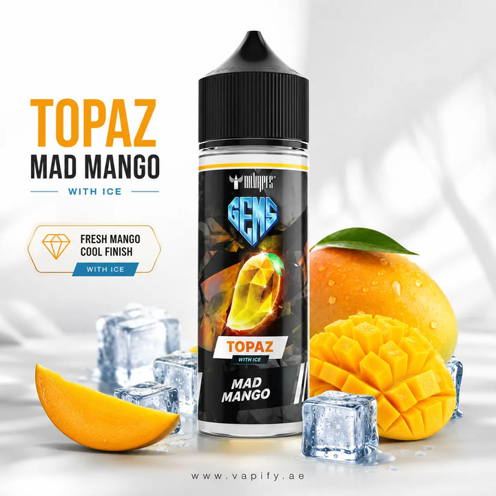 GEMS TOPAZ MAD MANGO - E Liquid by Dr Vapes