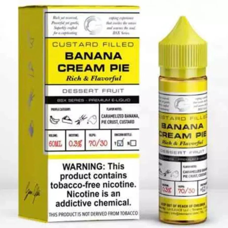 Banana Cream Pie  - GLAS VAPOR Basix Series 60ml E-Liquid in Dubai, UAE