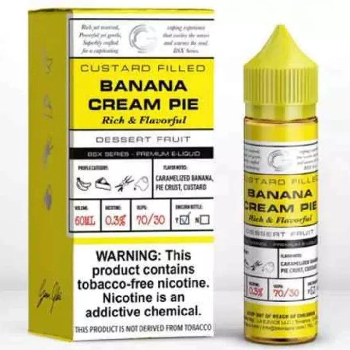 Banana Cream Pie  - GLAS VAPOR Basix Series 60ml E-Liquid in Dubai, UAE