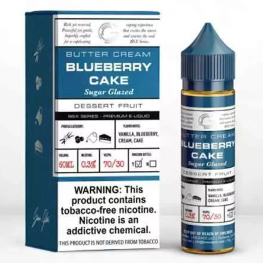 Blueberry Cake  - GLAS VAPOR Basix Series 60ml E-Liquid in Dubai, UAE