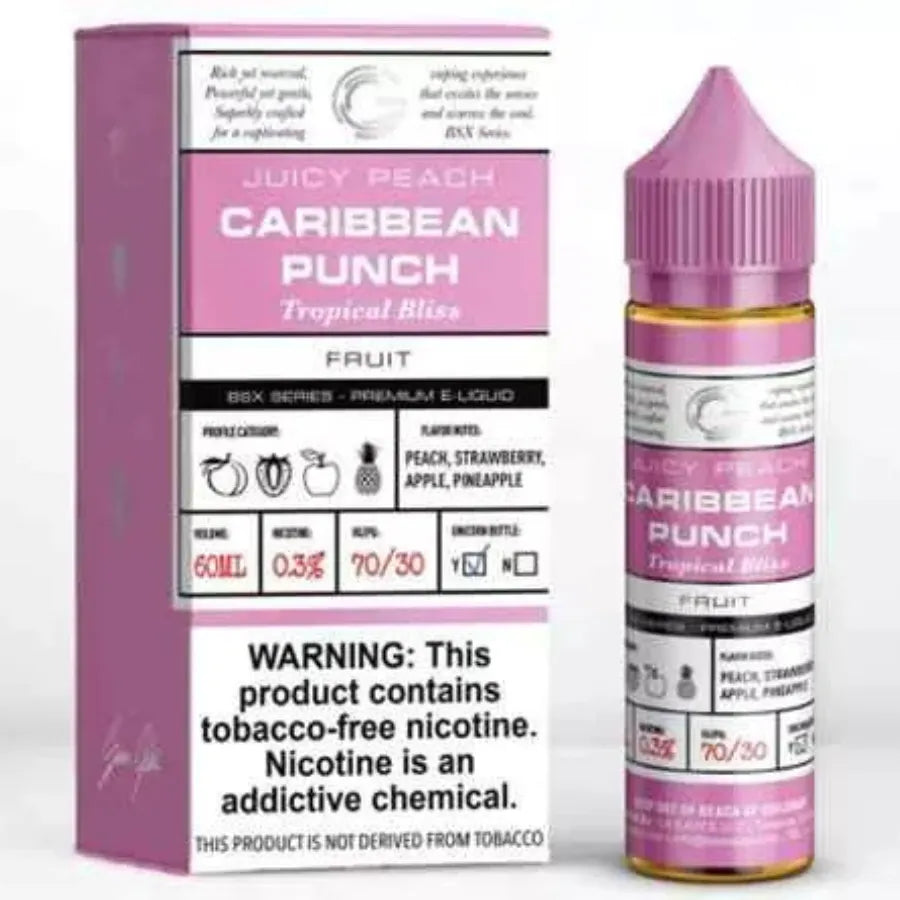 Caribbean Punch    - GLAS VAPOR Basix Series 60ml E-Liquid in Dubai, UAE