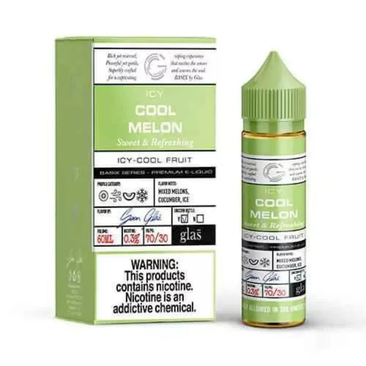 Cool Melon  - GLAS VAPOR Basix Series 60ml E-Liquid in Dubai, UAE