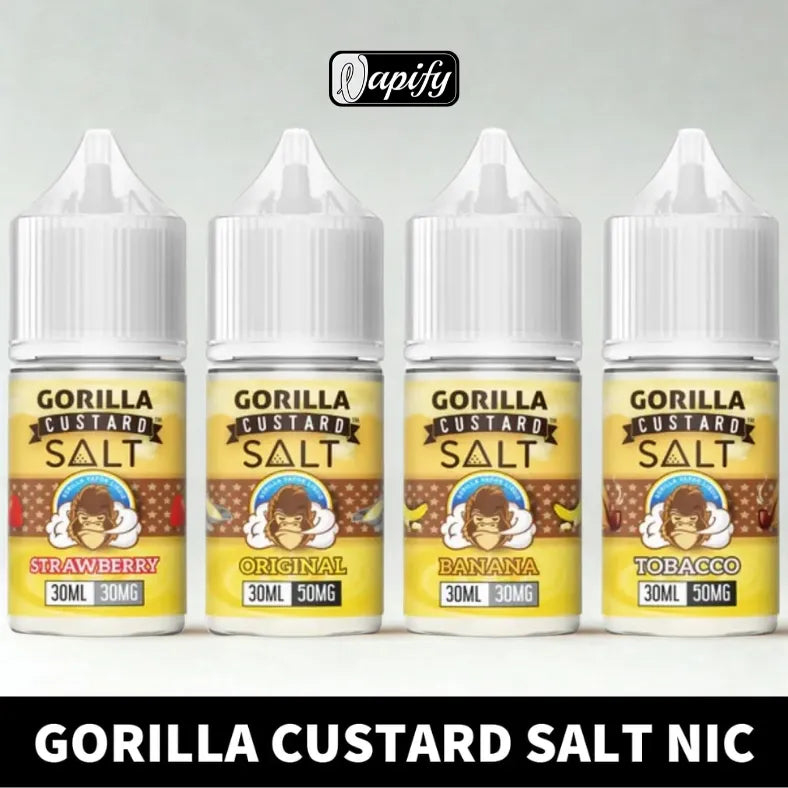 GORILLACUSTARDSaltNicotine30mlVapeE-LiquidinDubai_UAE