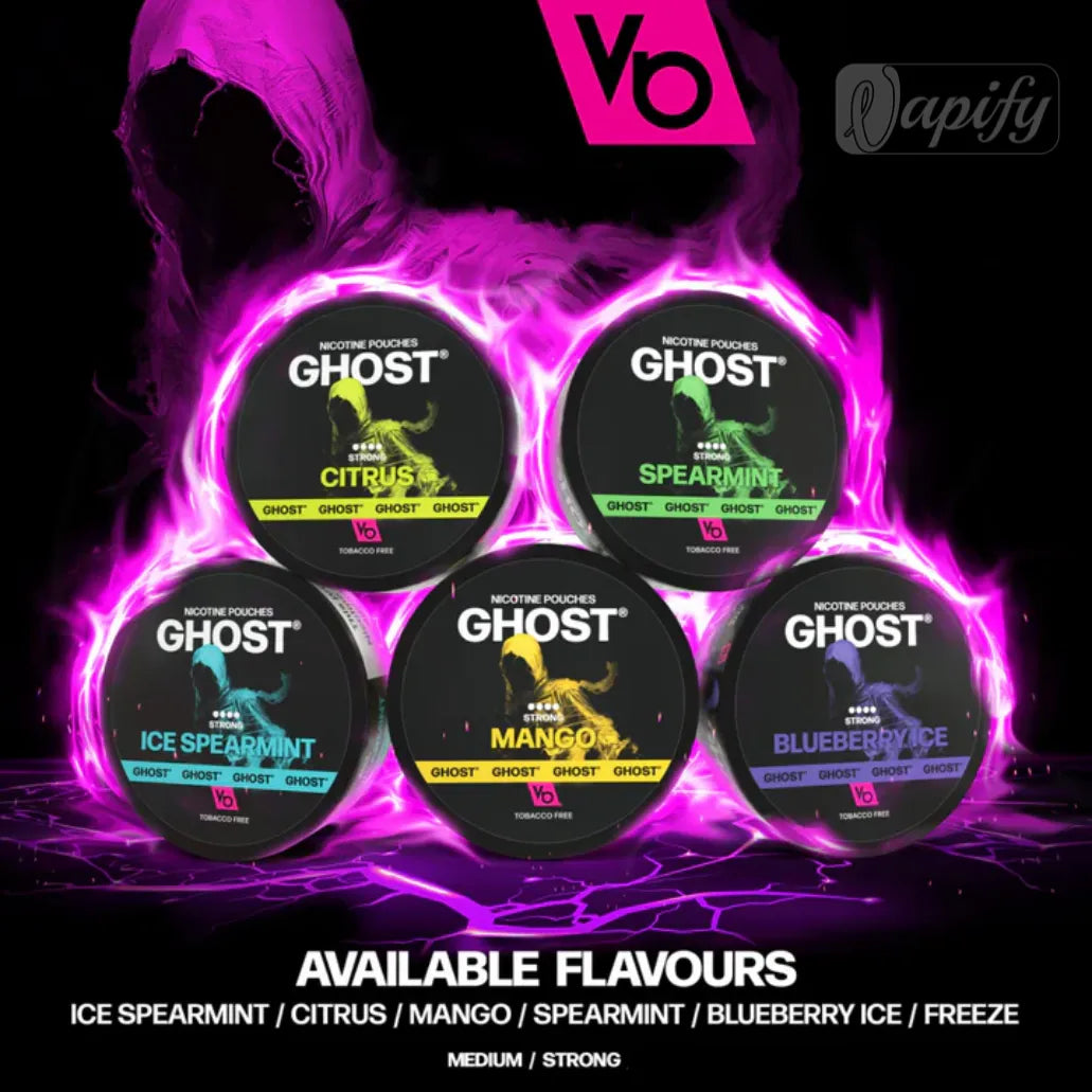 Ghost Nicotine Pouches 16mg & 25mg By Vapes Bars in Dubai, UAE