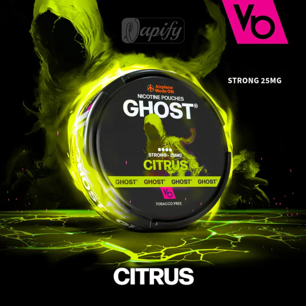 Ghost Nicotine Pouches Citrus 25mg By Vapes Bars in Dubai, UAE