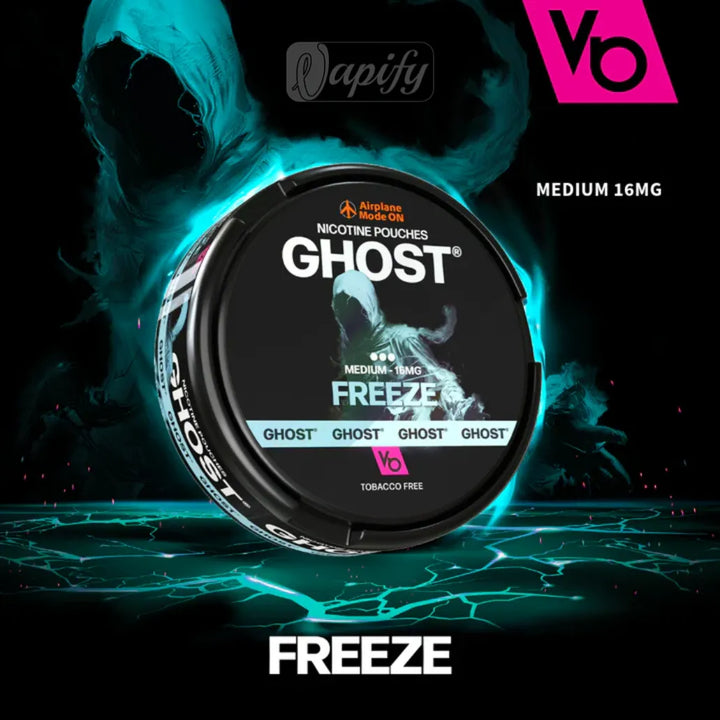 Ghost Nicotine Pouches Freeze 16mg By Vapes Bars in Dubai, UAE