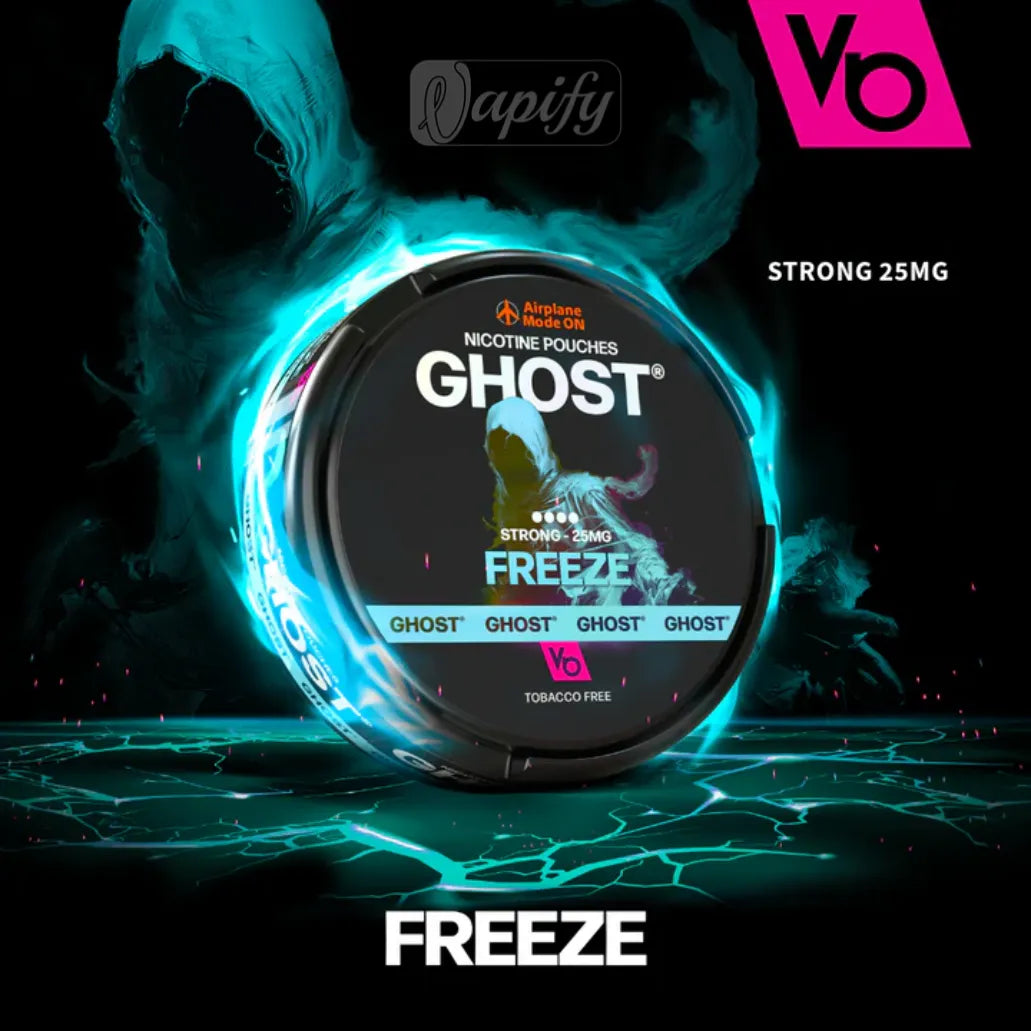 Ghost Nicotine Pouches Freeze 25mg By Vapes Bars in Dubai, UAE